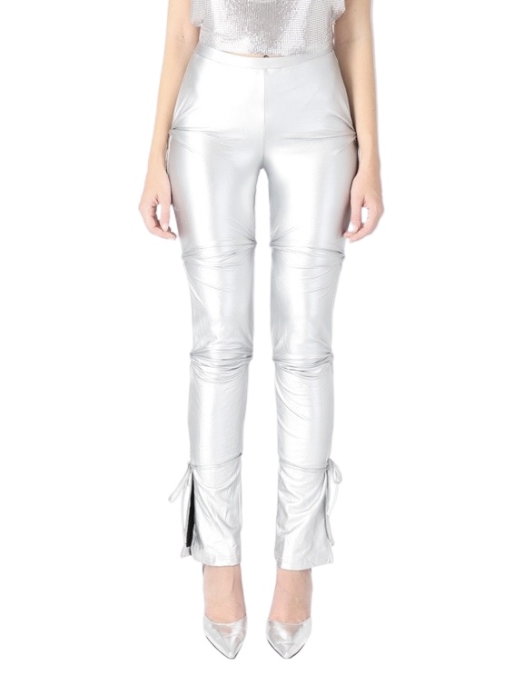 Cyber Pants in silver, 파티복