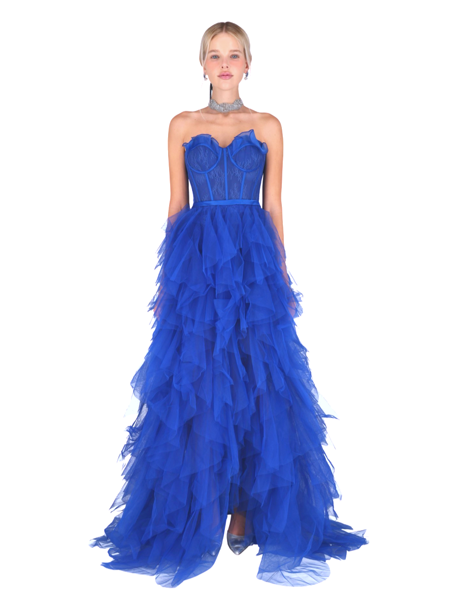 Blue Sapphire Prom Dress [대여상품], 파티원피스,키치한원피스,섹시원피스,외국언니,힙한원피스